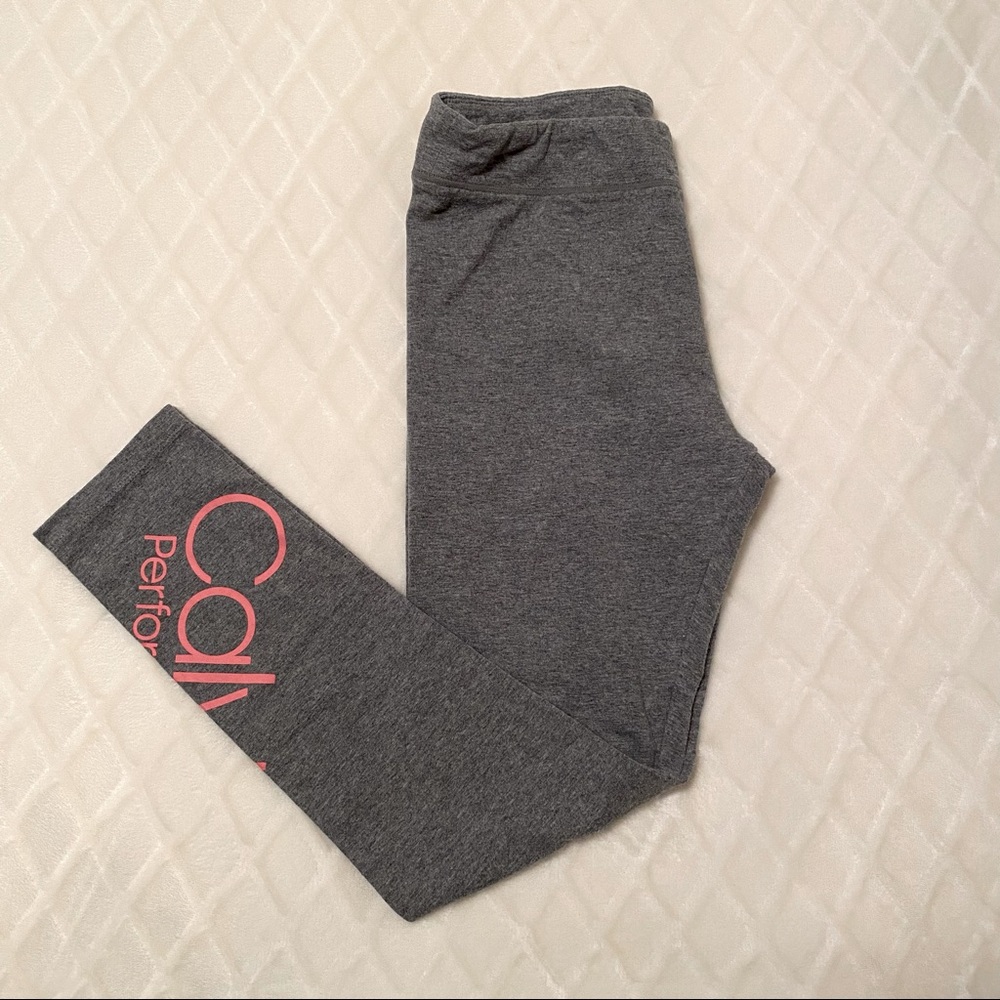CK Performance Calvin Klein Girls Leggings EUC